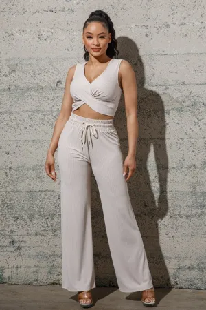 2 Piece Lounge Top & Pant Set