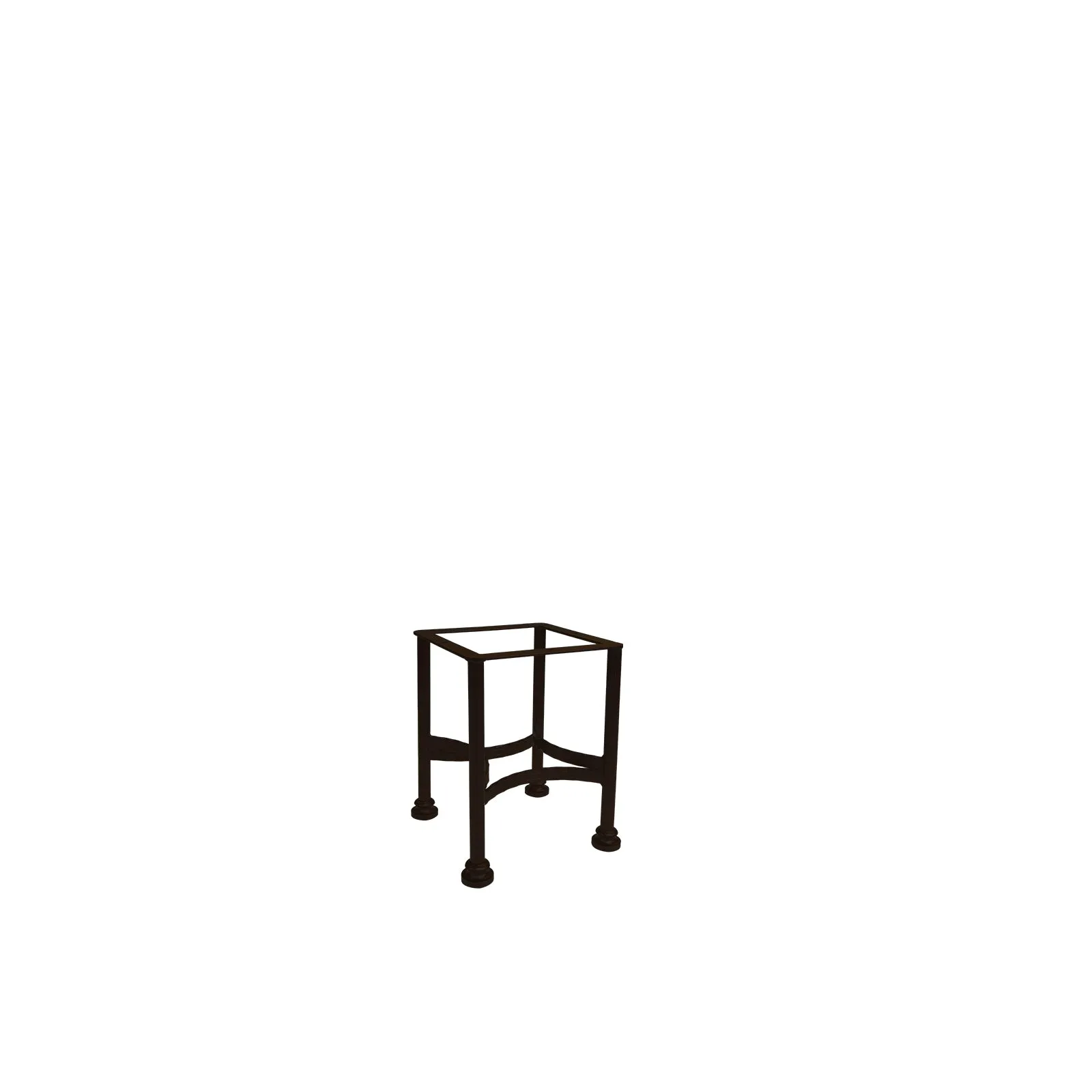 30" Round Fresco Porcelain Side Table with Base by Ow Lee