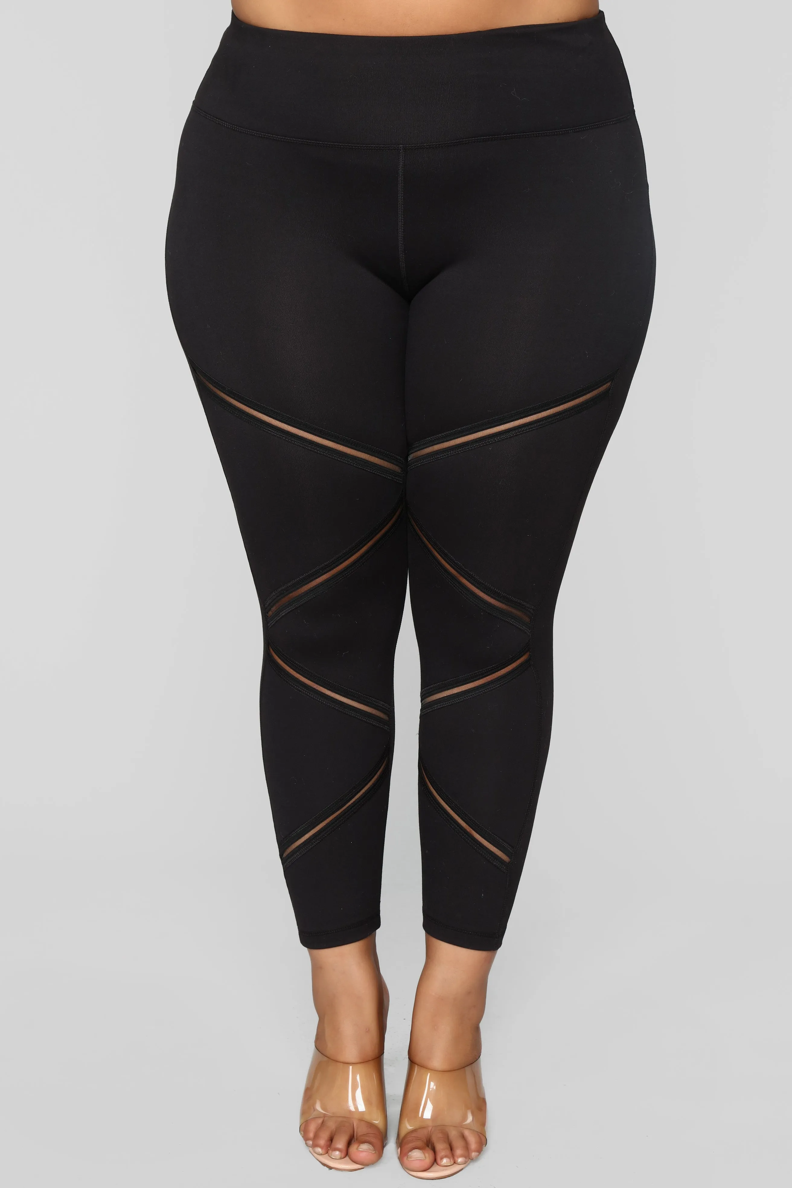 Anastacia High Rise Leggings - Black