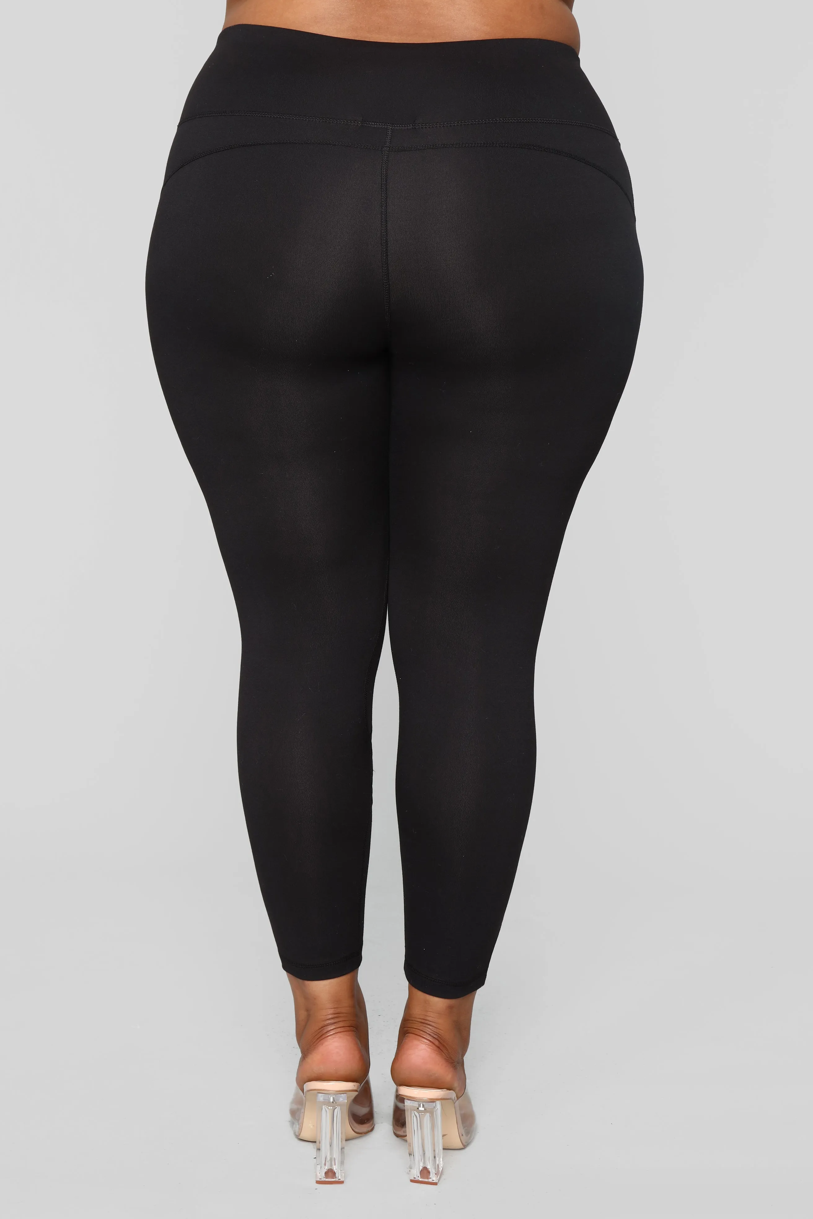 Anastacia High Rise Leggings - Black