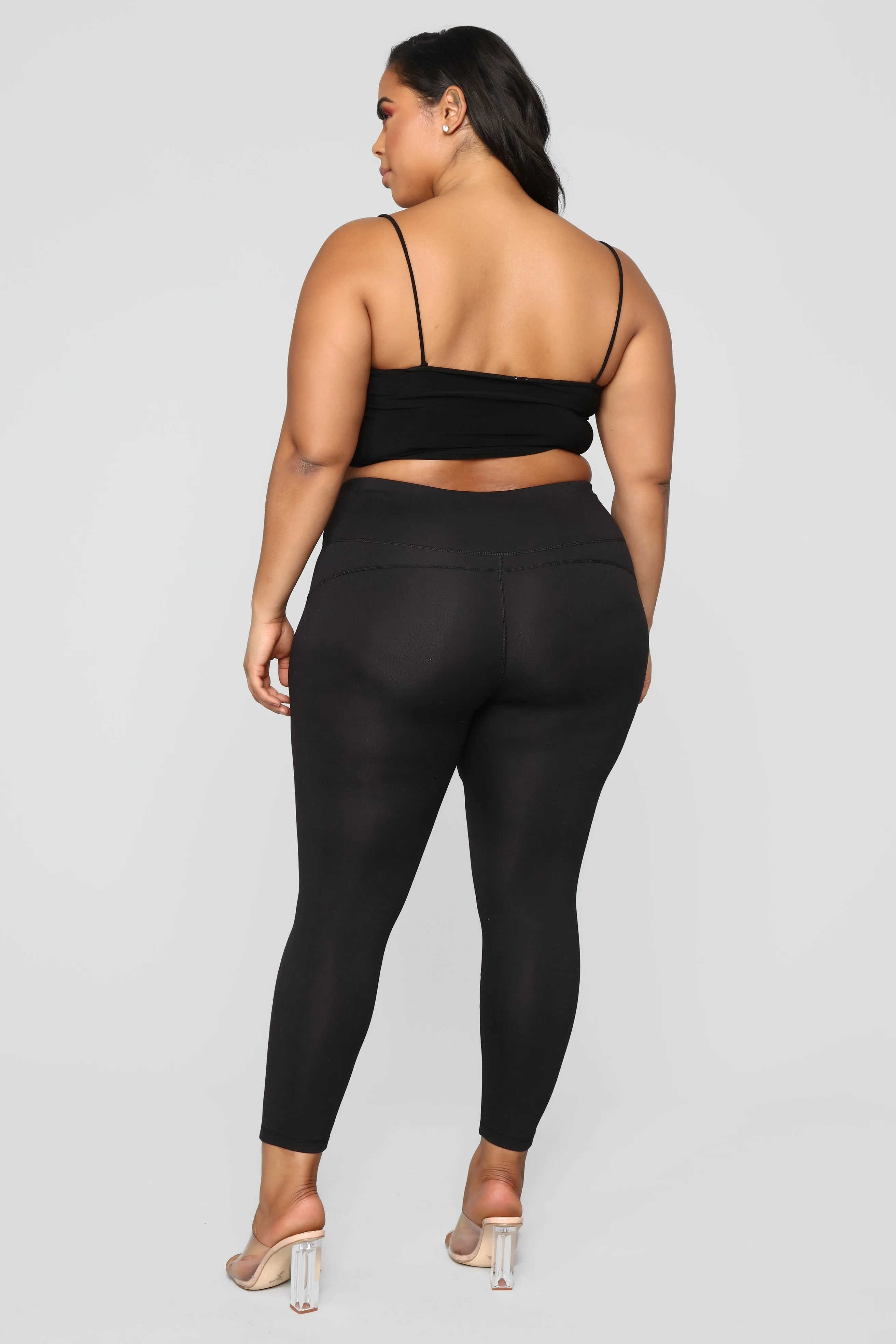 Anastacia High Rise Leggings - Black