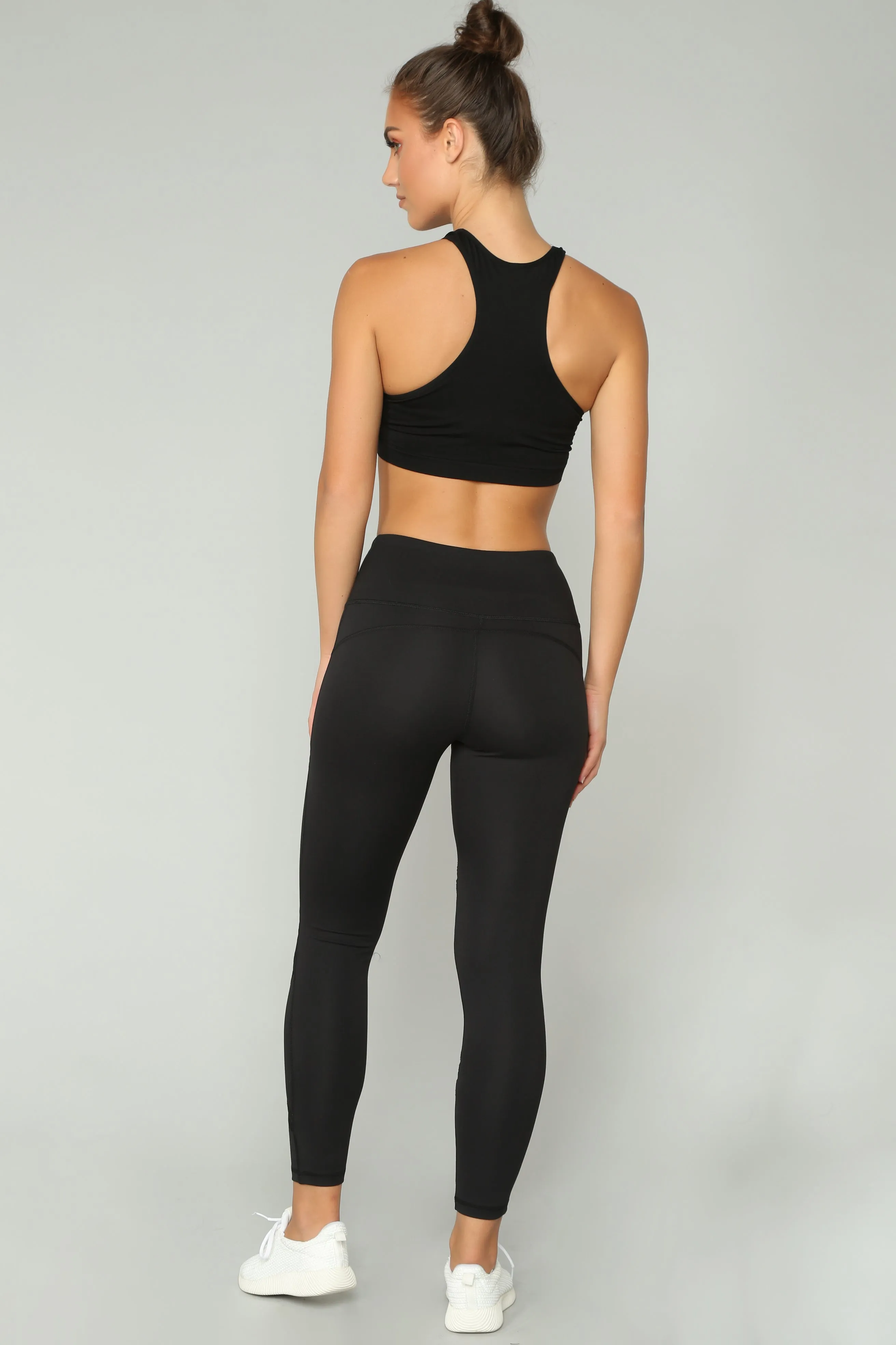 Anastacia High Rise Leggings - Black