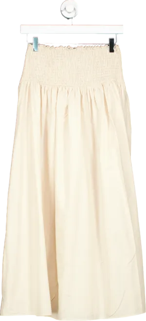 ASOS Design Cream Maxi Skirt UK S