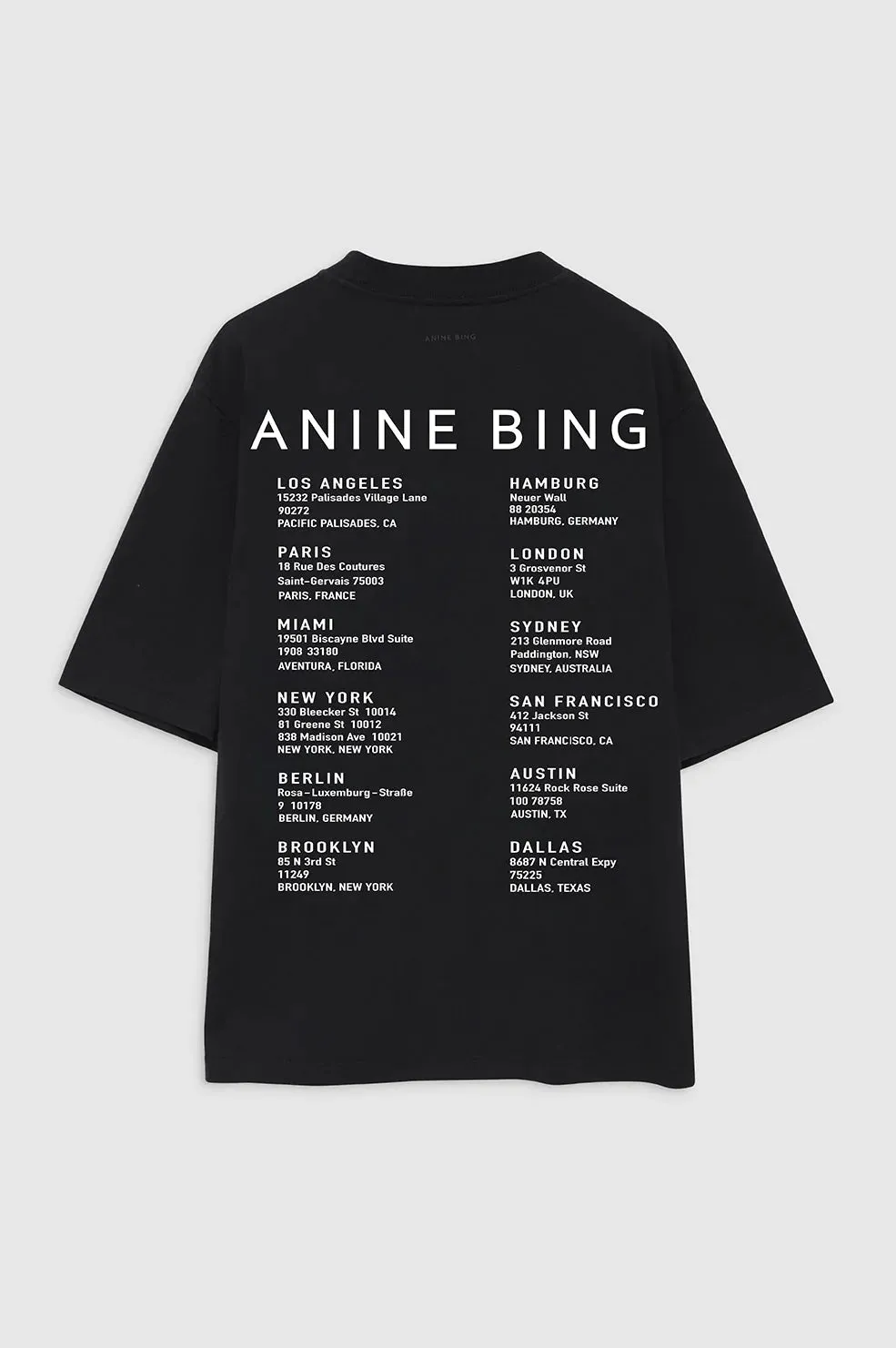 Avi Tee Smiley Vintage Black