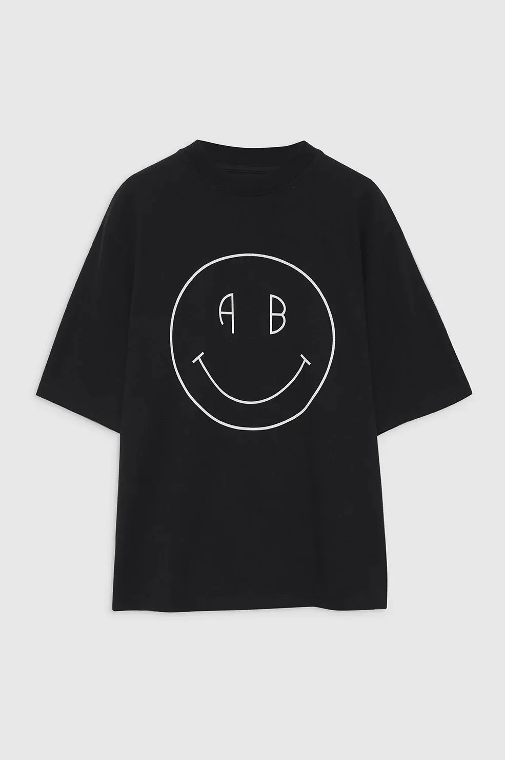 Avi Tee Smiley Vintage Black