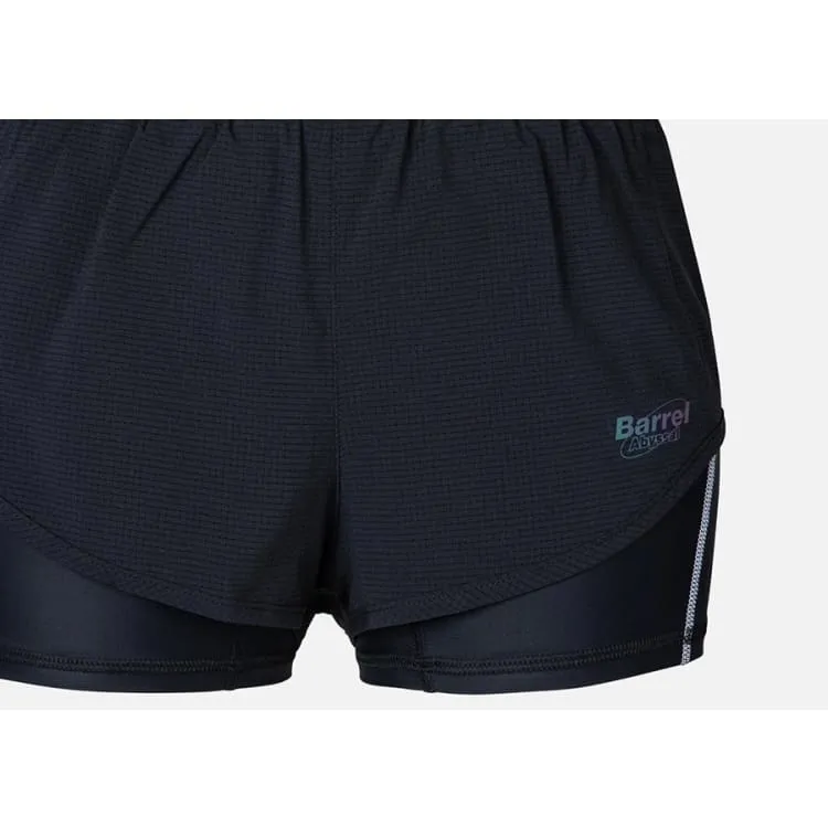 Barrel Womens Abyssal Urban Water Shorts-BLACK