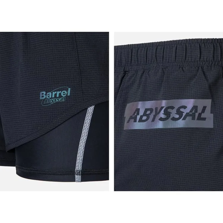 Barrel Womens Abyssal Urban Water Shorts-BLACK