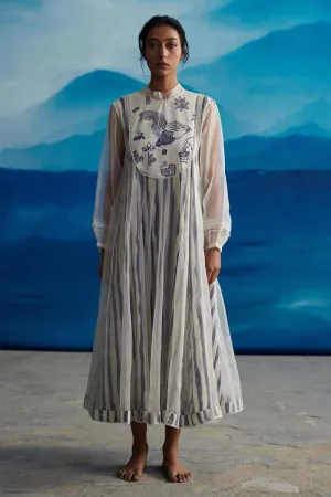 Blazing Yoke Dress