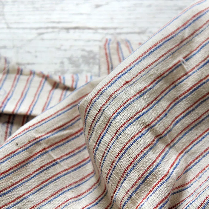 Blue & Red Stripe Handloom