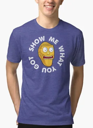 Bold Expression: 'SHOW ME WHAT YOU GOT' Vibrant Purple Tee