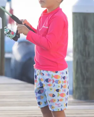 Colorful Fish Sun Shirt and Swim shorts