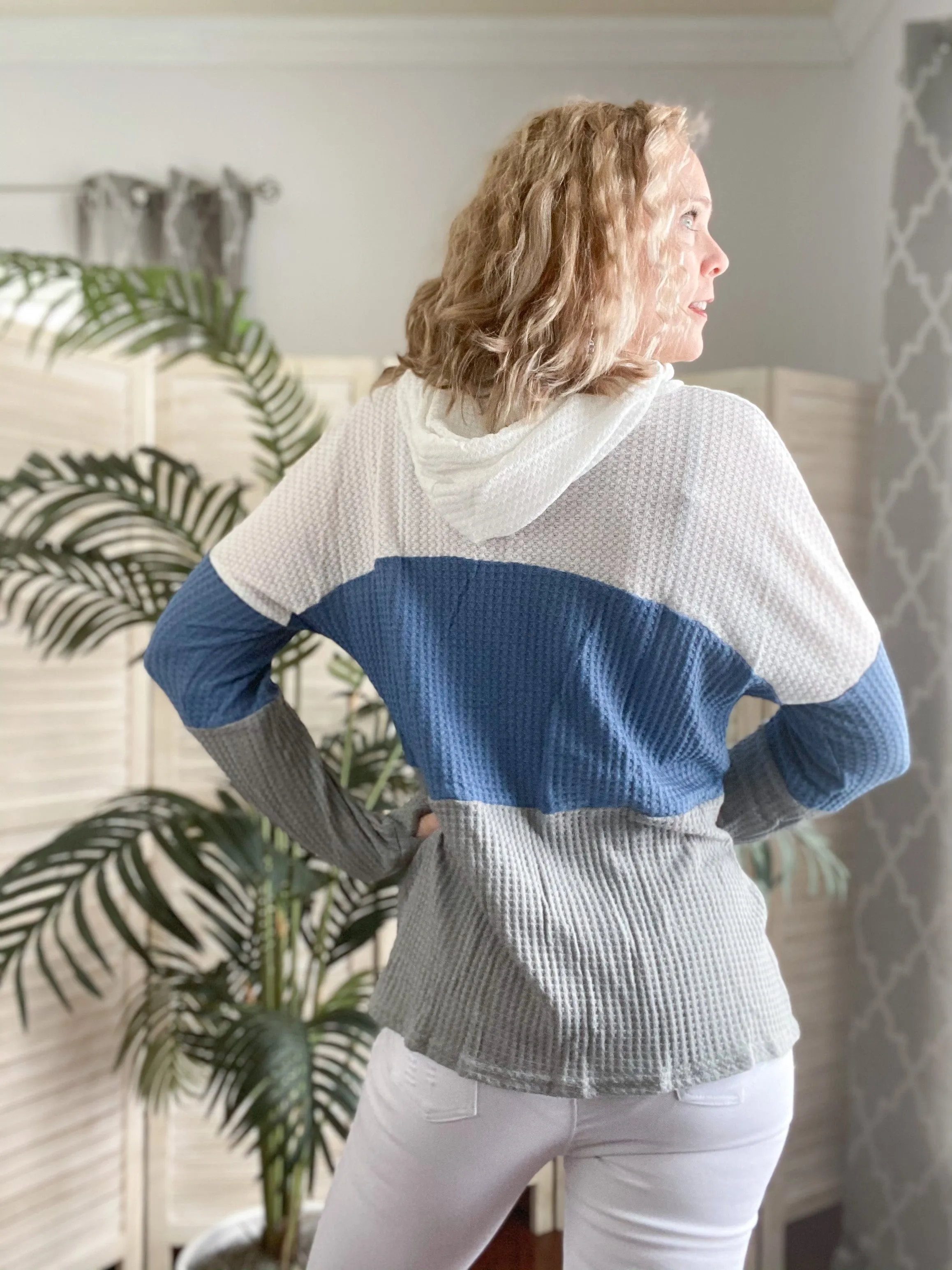 Crisp Breeze Colorblock Top