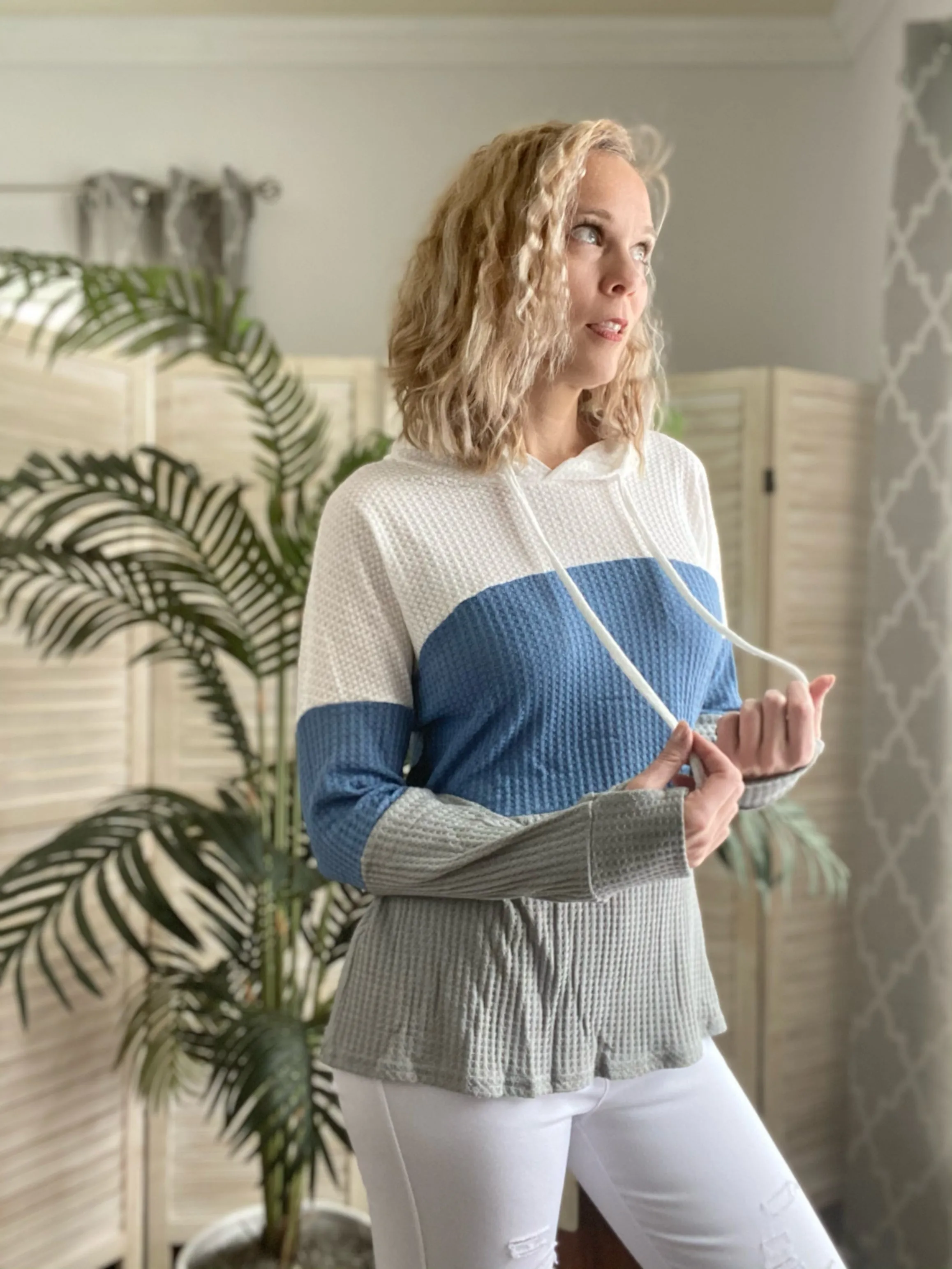 Crisp Breeze Colorblock Top