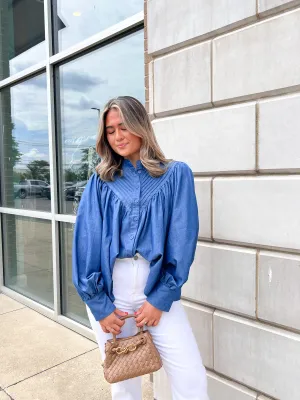 Crisp Comfort Long Sleeve Top