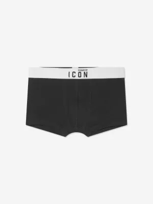 Dsquared2 Boys Icon Boxer Shorts in Black