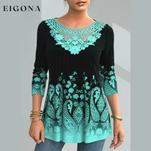 Elegant Floral Print Shirt