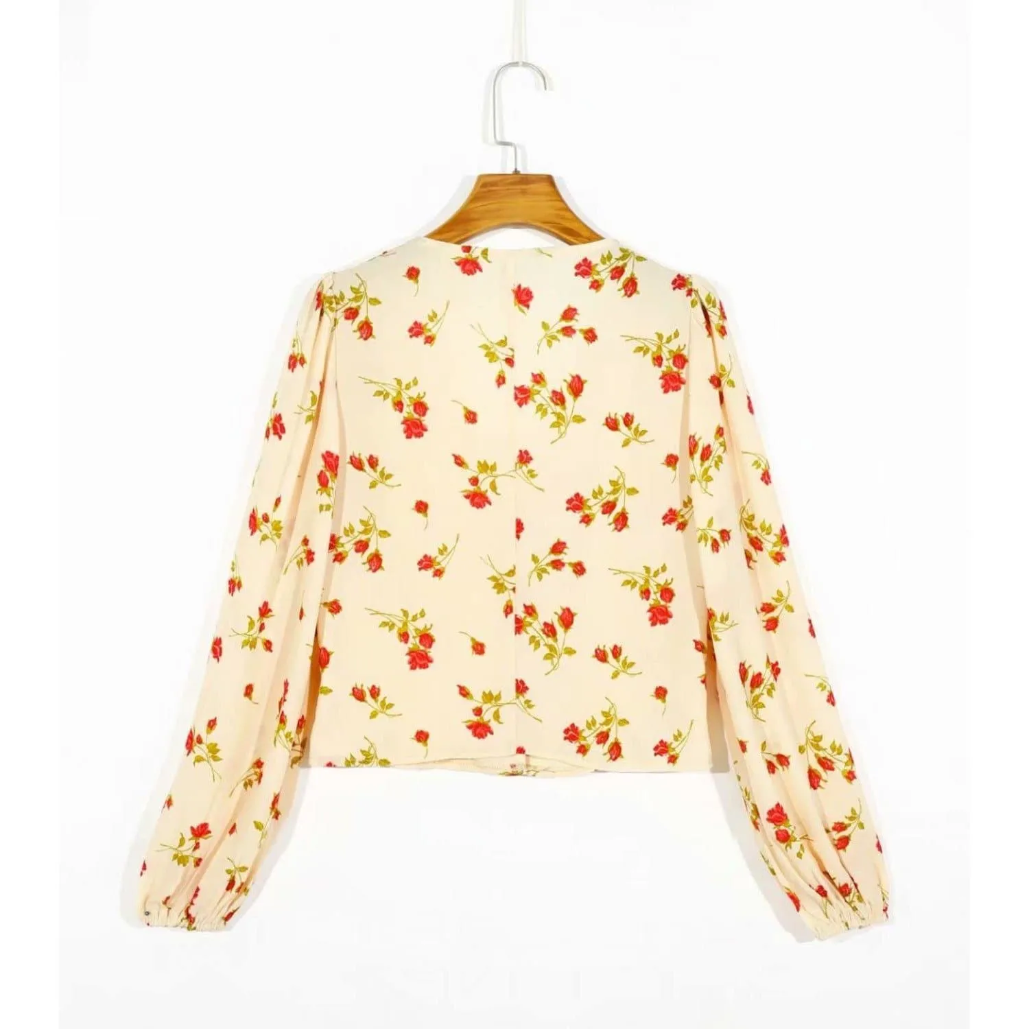 ELEGANT FLORAL TOPS BLOUSE