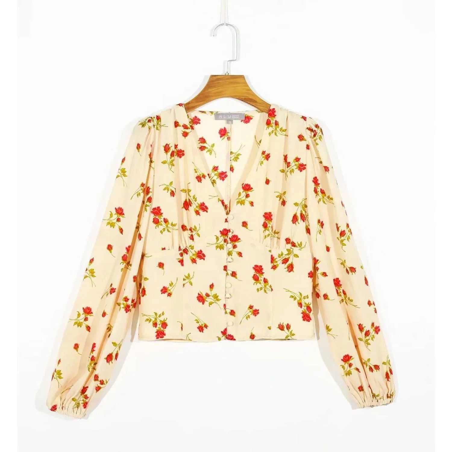 ELEGANT FLORAL TOPS BLOUSE
