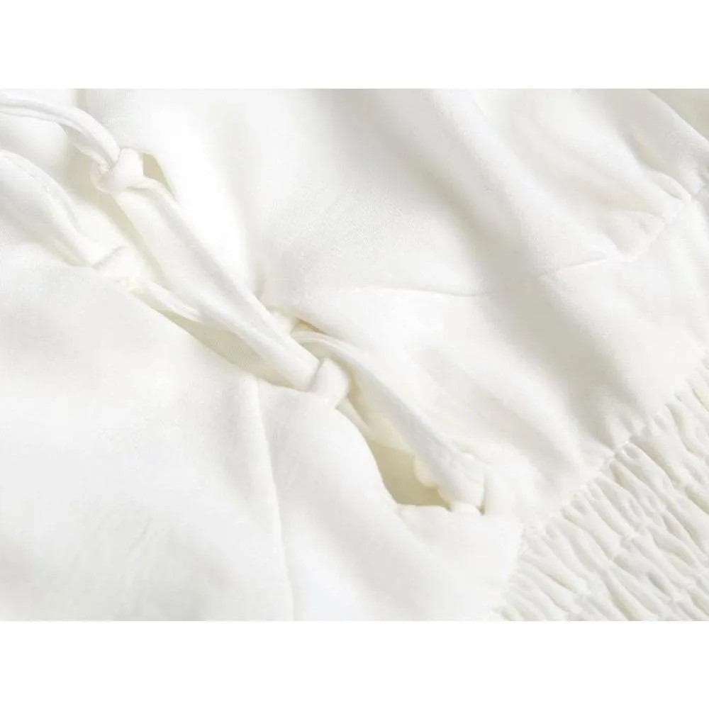 ELEGANT LANTERN SLEEVE BLOUSE