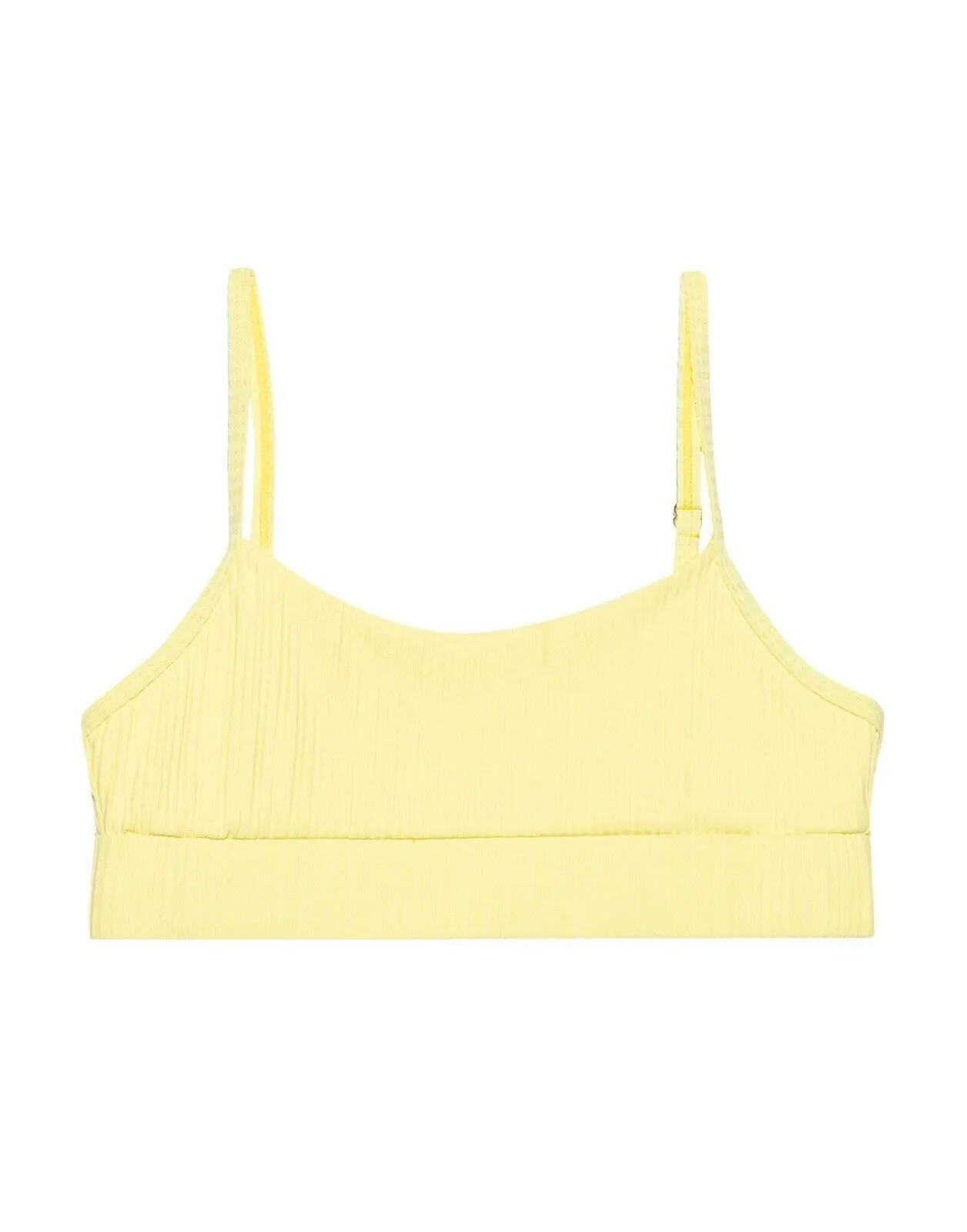 Emerson Bralette Bikini Top in Lemon