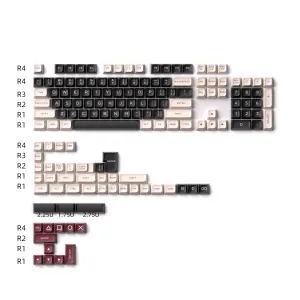 Glacier Spy Salmon Keycaps Set