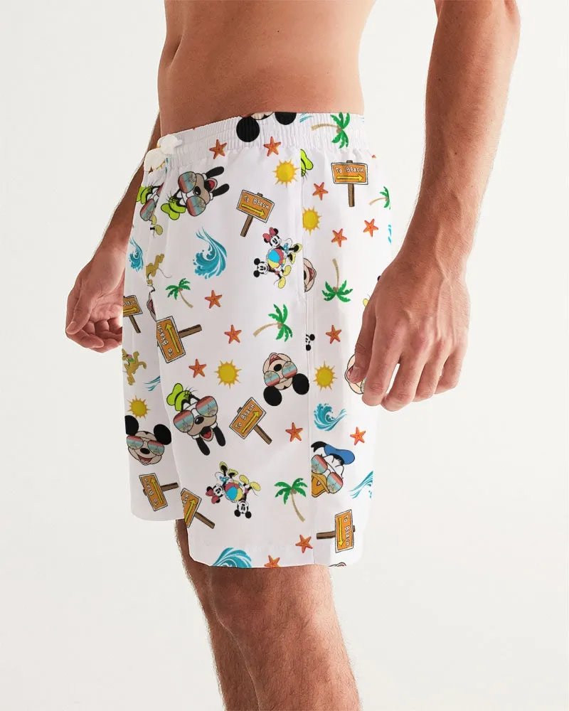 Hang Ten! Mens Character Swim Trunks