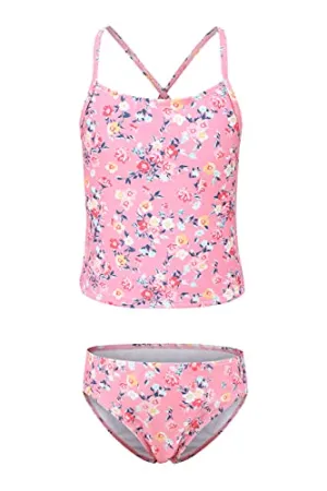 HowJoJo Big Girls Two Piece Tankini Swimsuit Bathing Suit Swimwear Size 14/7-16