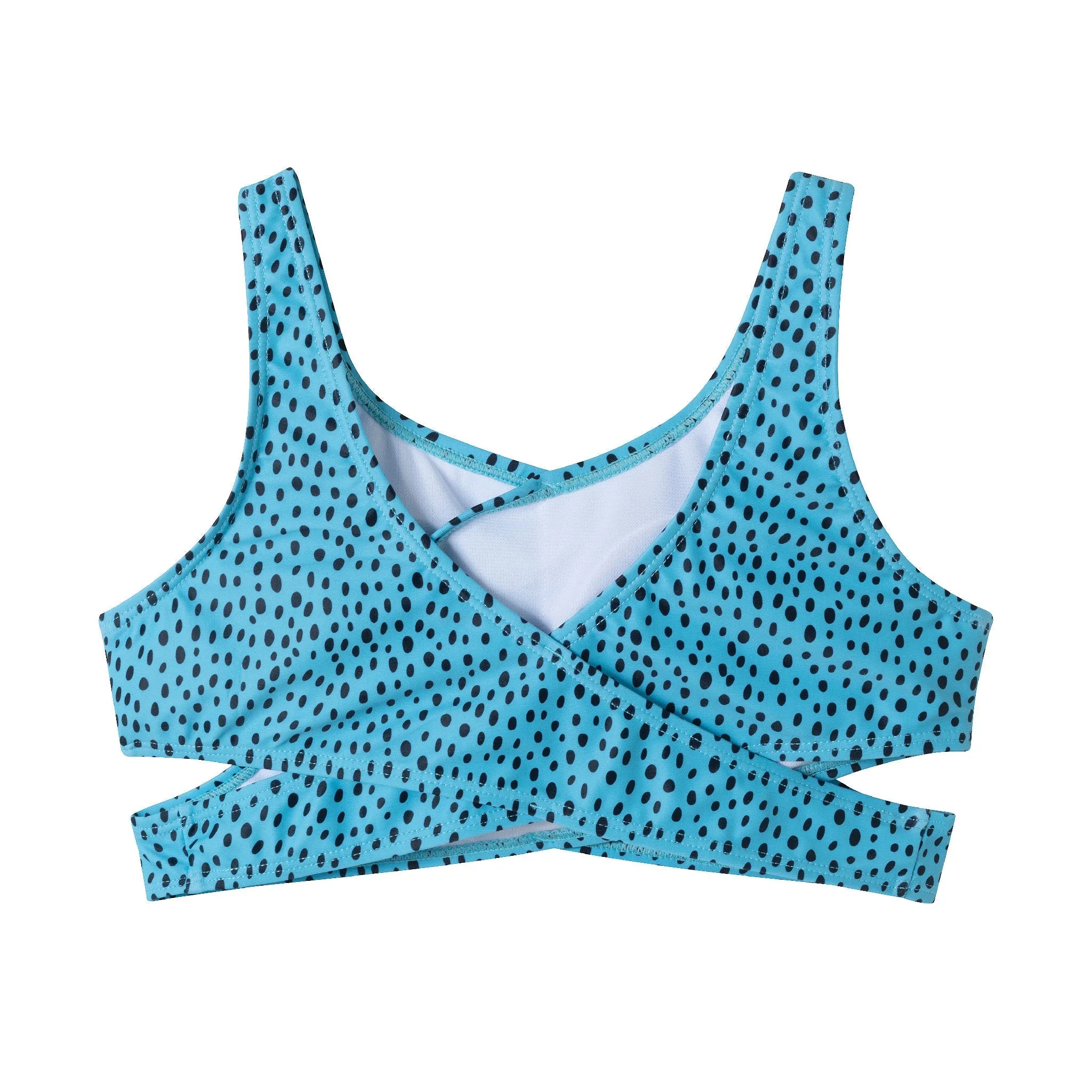 Kids (7-16) Two Piece Swim Suit | Dotted