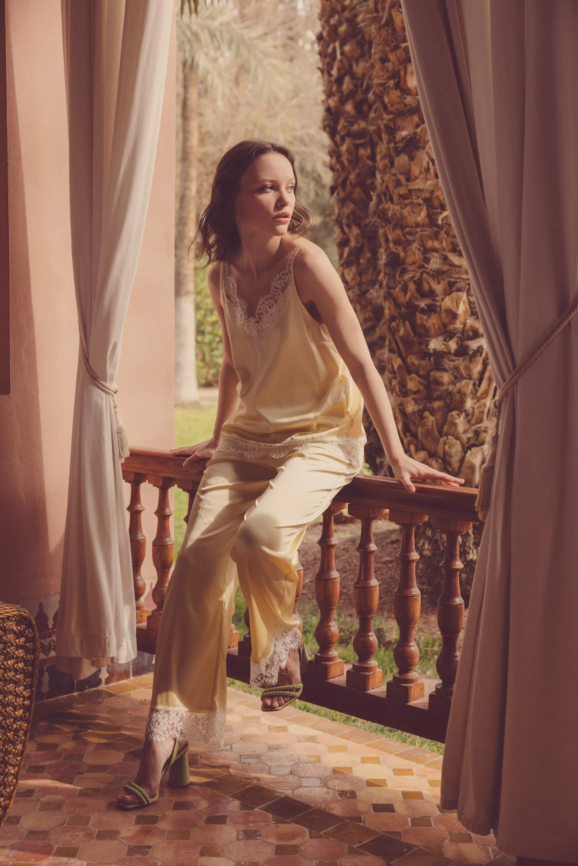 Lana Silk Cami  Pyjama Set