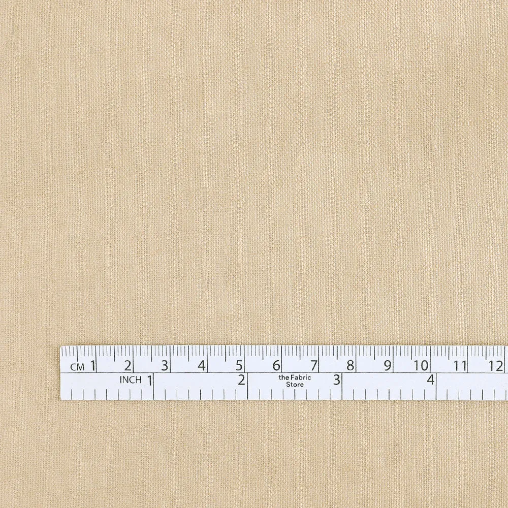 Lightweight Linen - Biscuit (remnant)