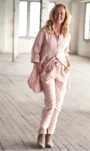 Linen Shirt Pink