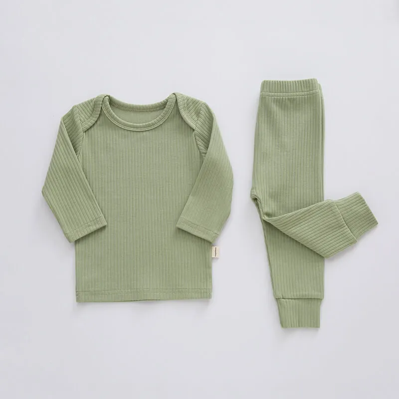 Long-Sleeve Top & Sweatpants Set