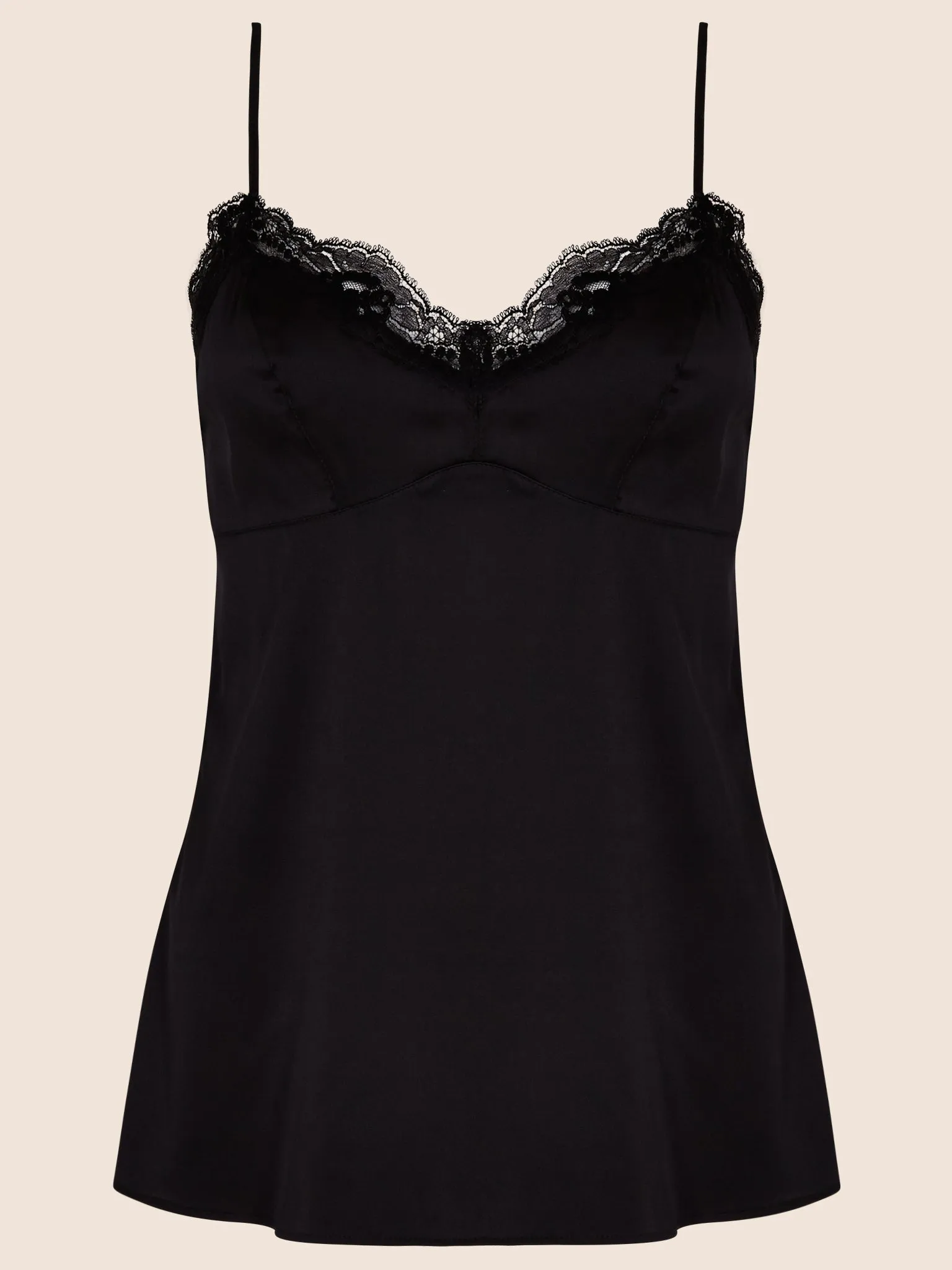 Longer Length Sophia Silk Cami