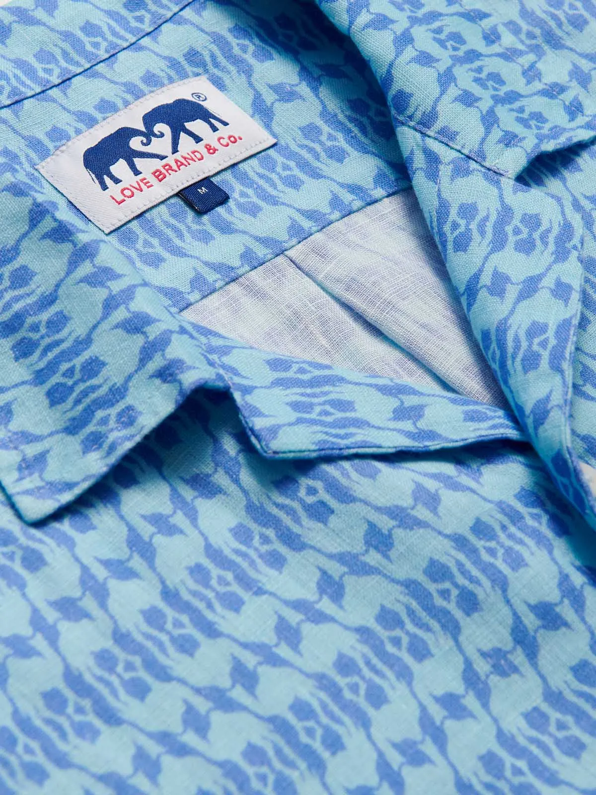 Men's Camel Mirage Sky Arawak Linen Shirt