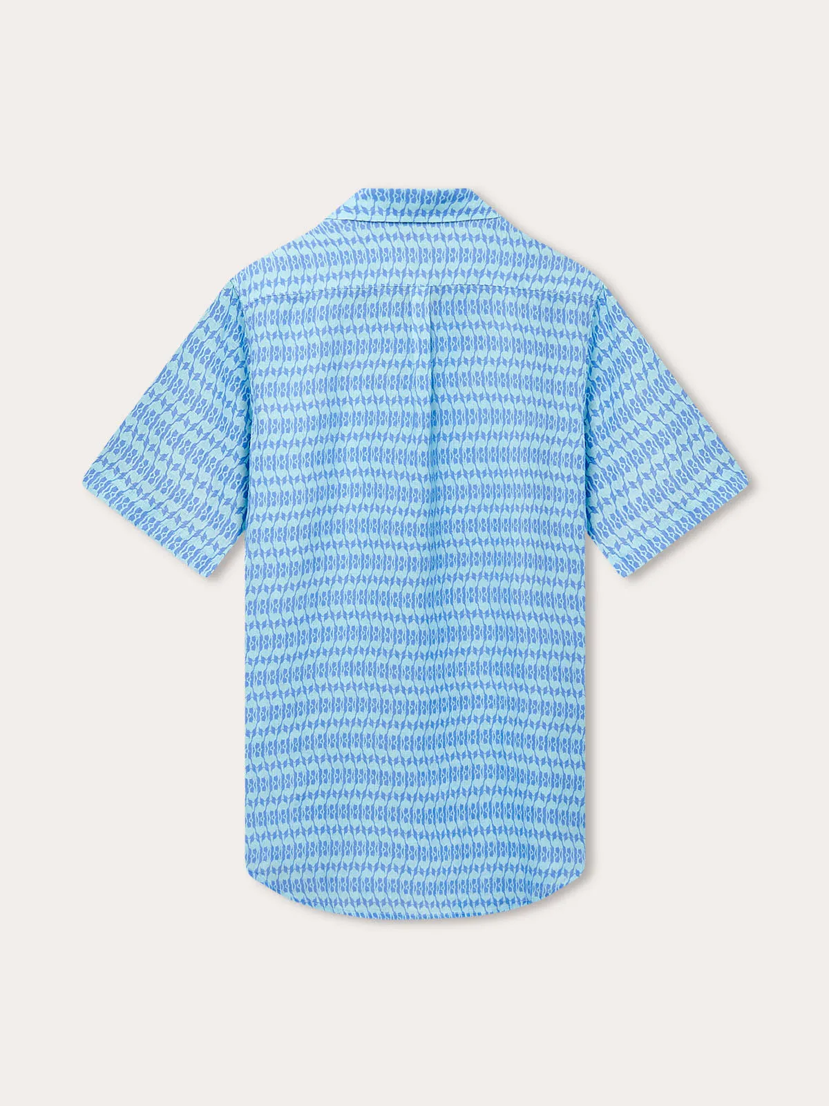 Men's Camel Mirage Sky Arawak Linen Shirt