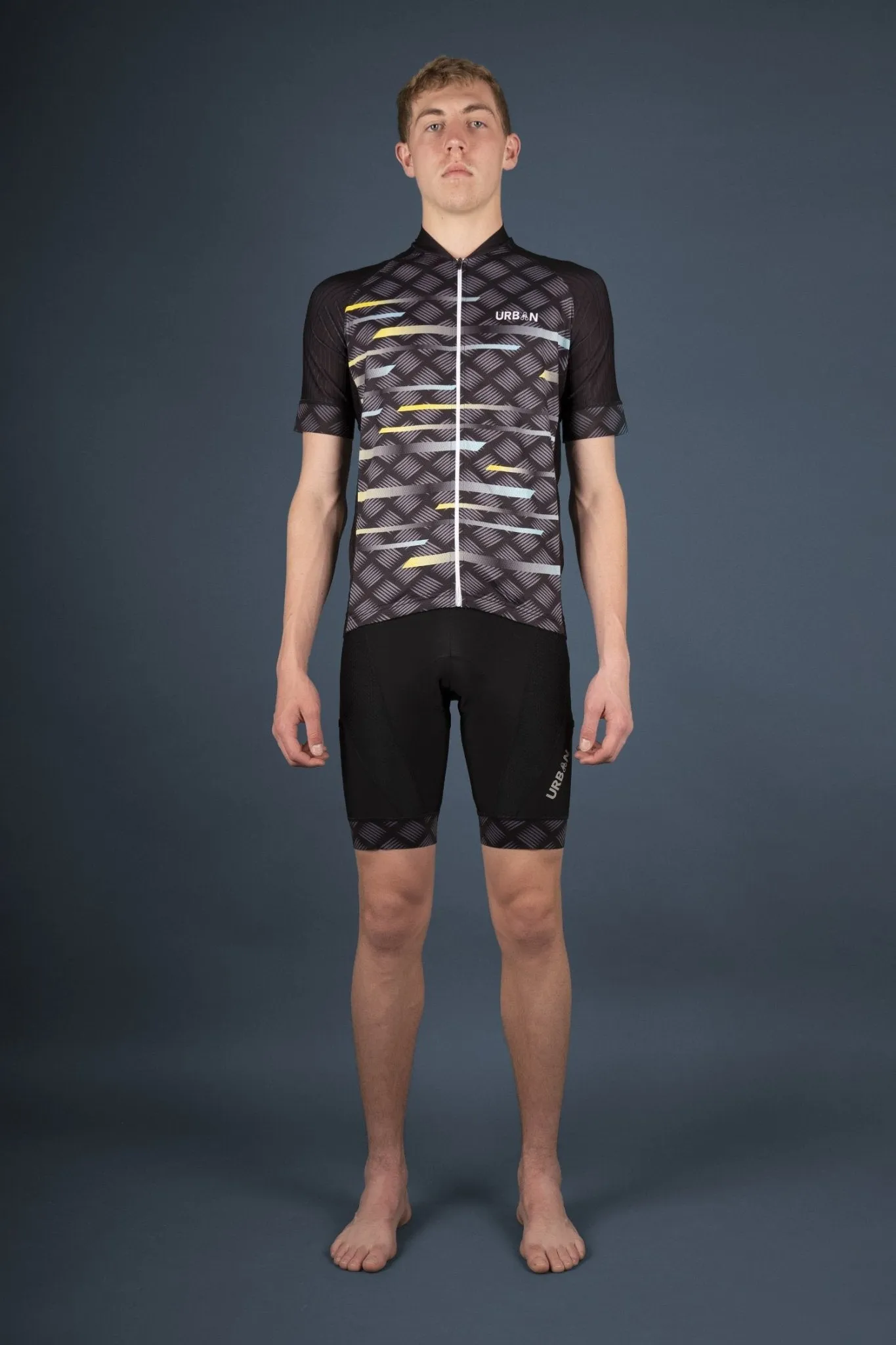 Men’s Pro Urban Cycling Carbide Short Sleeve Jerseys / Bib Shorts