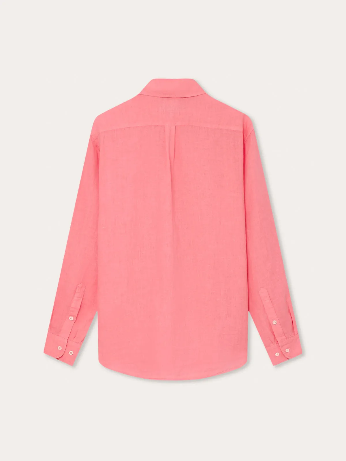 Men's Watermelon Abaco Linen Shirt