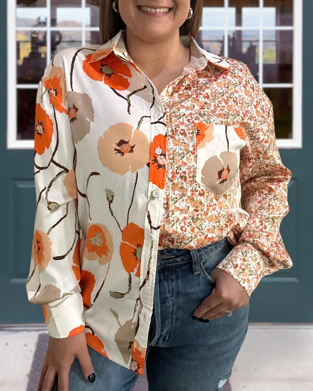 Mix Vibrant Bloom Blouse