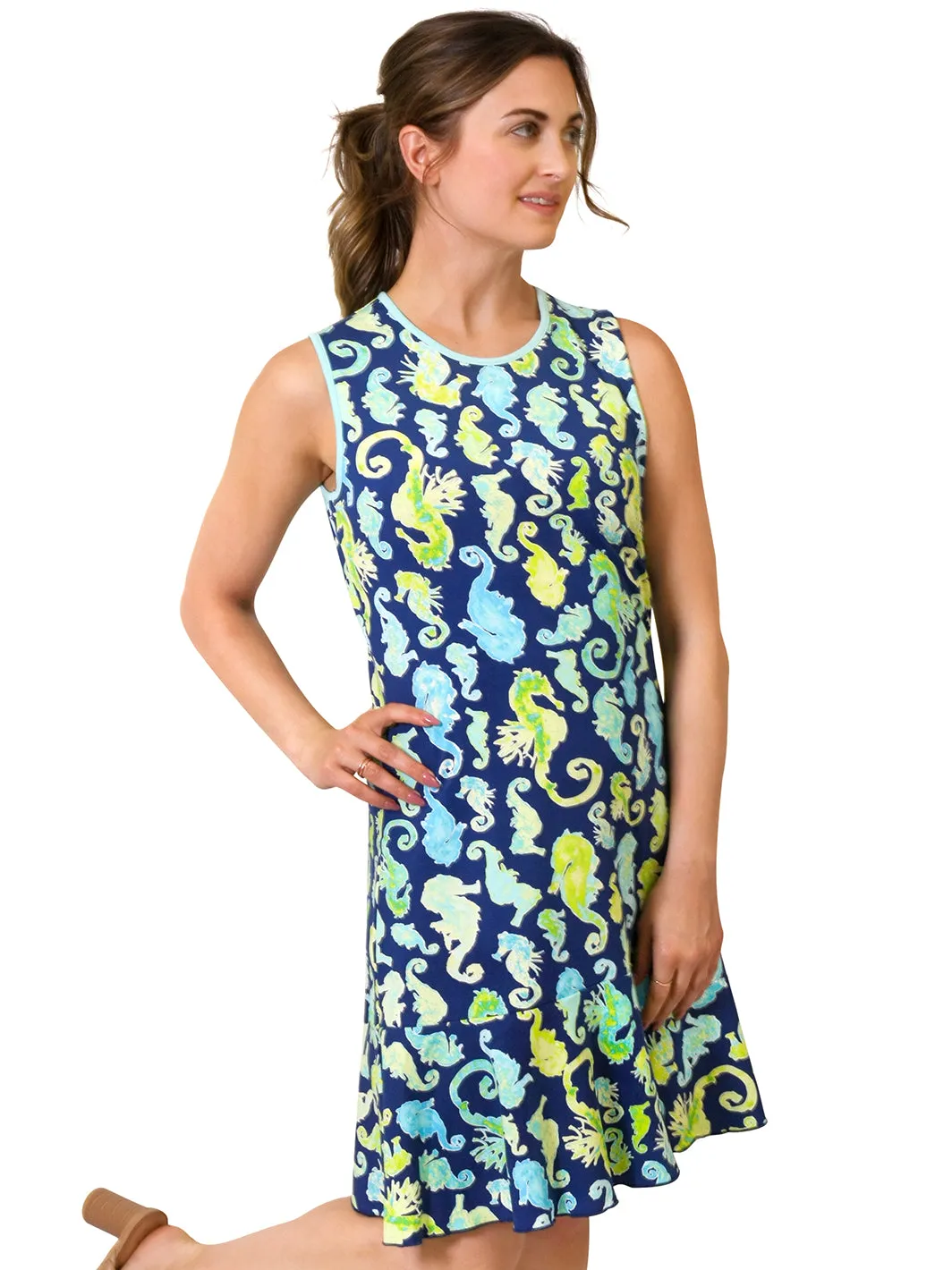 MJ Flounce Dress Neptune