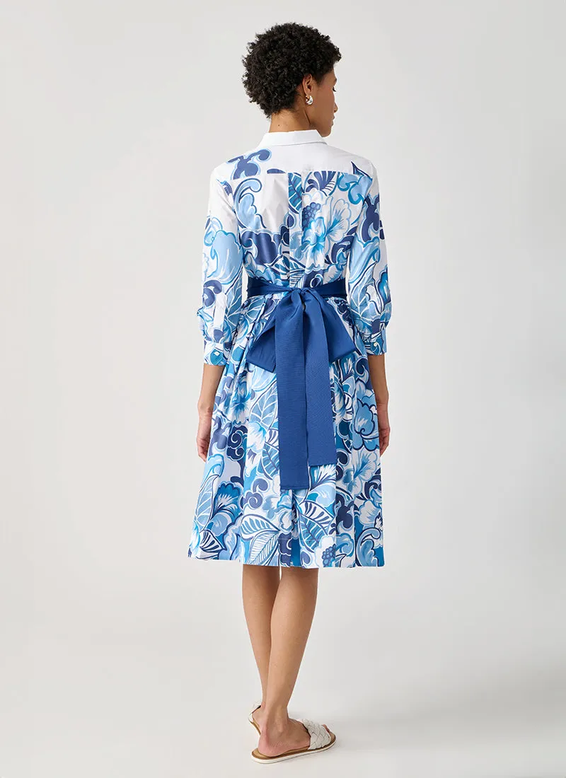Nidina Long Sleeve Shirt Dress