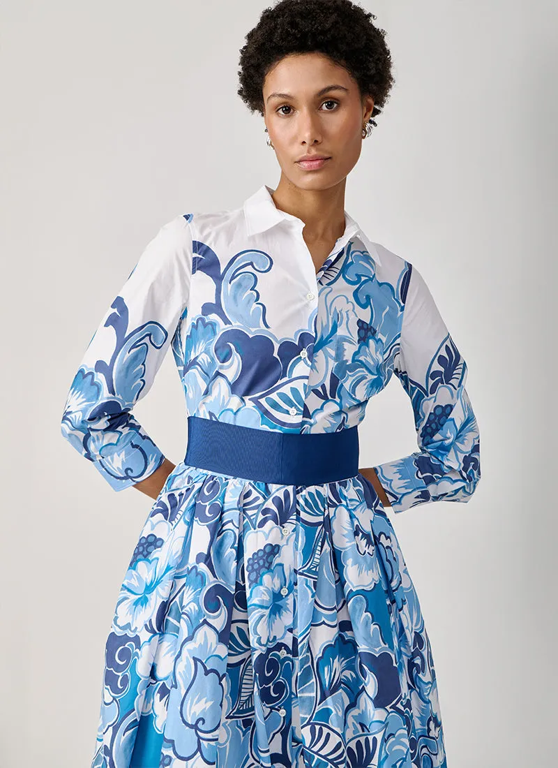 Nidina Long Sleeve Shirt Dress