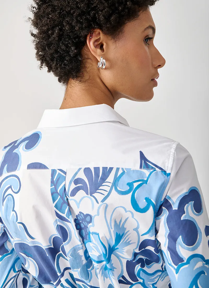 Nidina Long Sleeve Shirt Dress