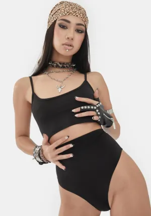 Noir Made For Me Shorts Set