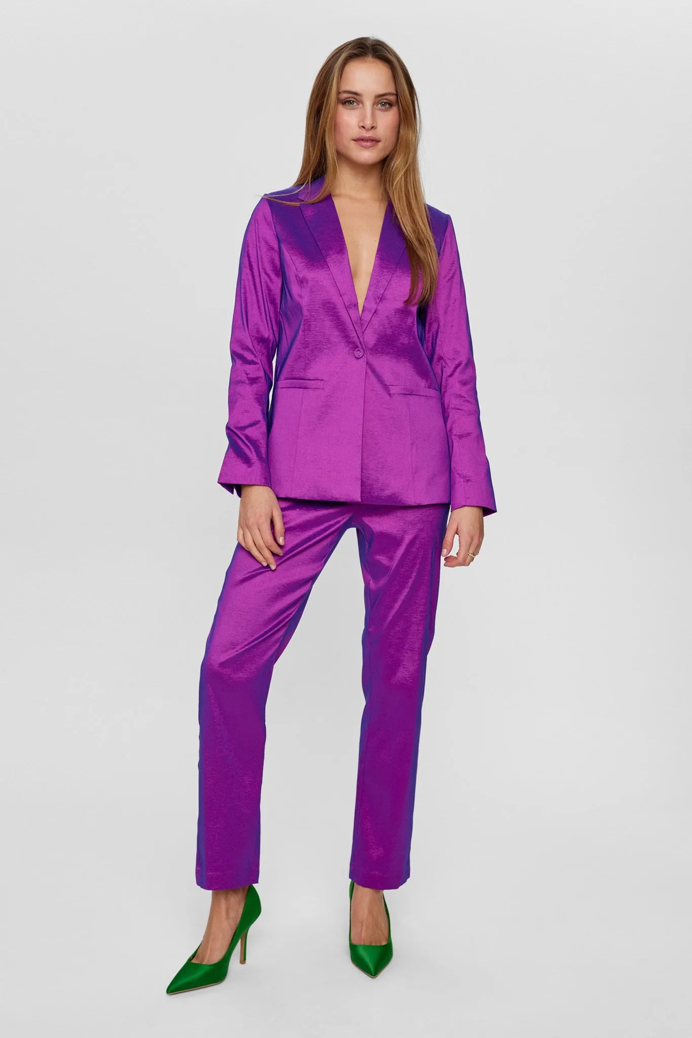 NULUA BLAZER JACKET - Vibrant Orchid