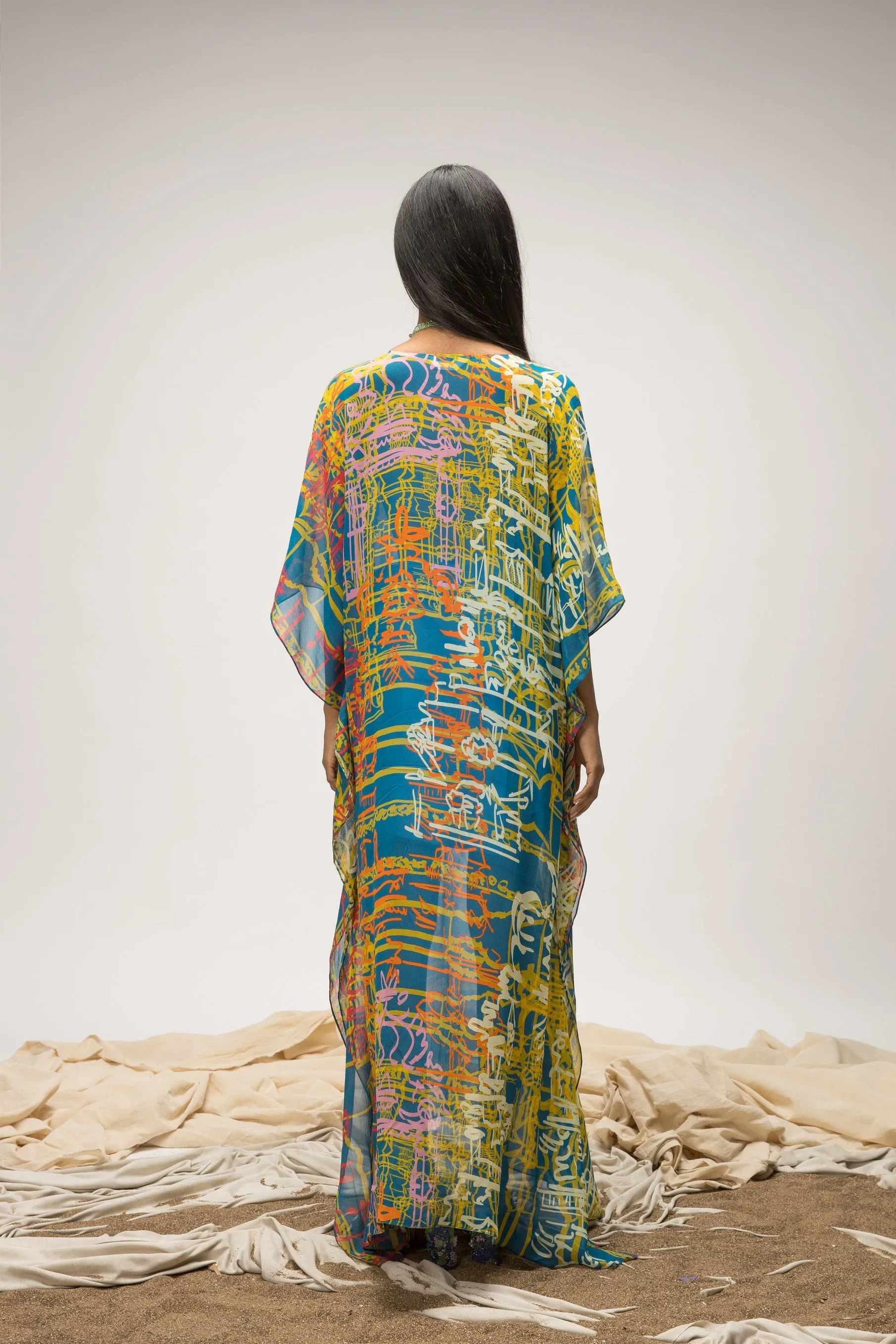 Ooty Kaftan Cover Up