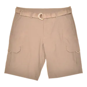 Performance Belted Cargo Short, British Tan
