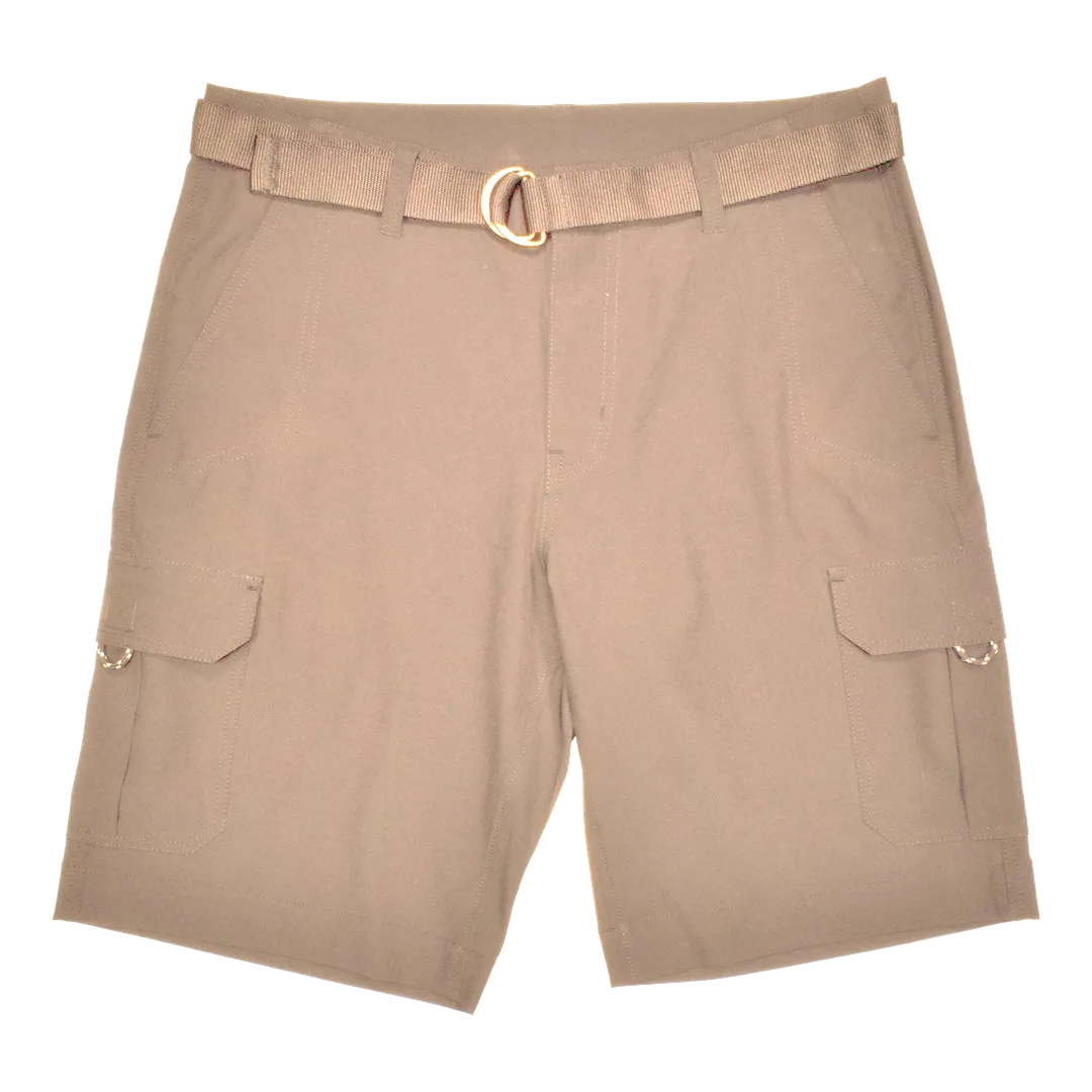 Performance Belted Cargo Short, British Tan