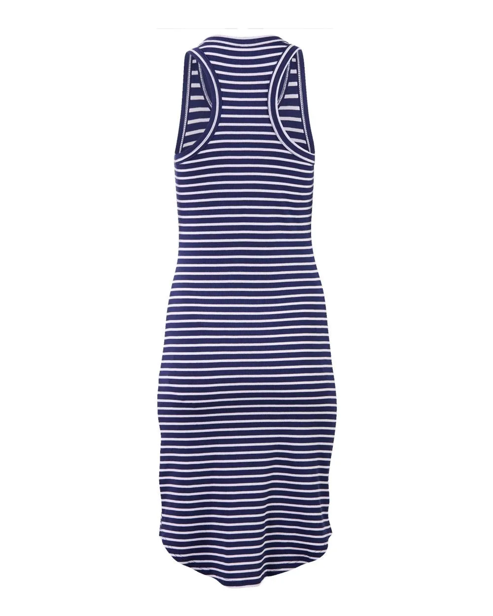 Plackett Razor Back Ribbed Dress