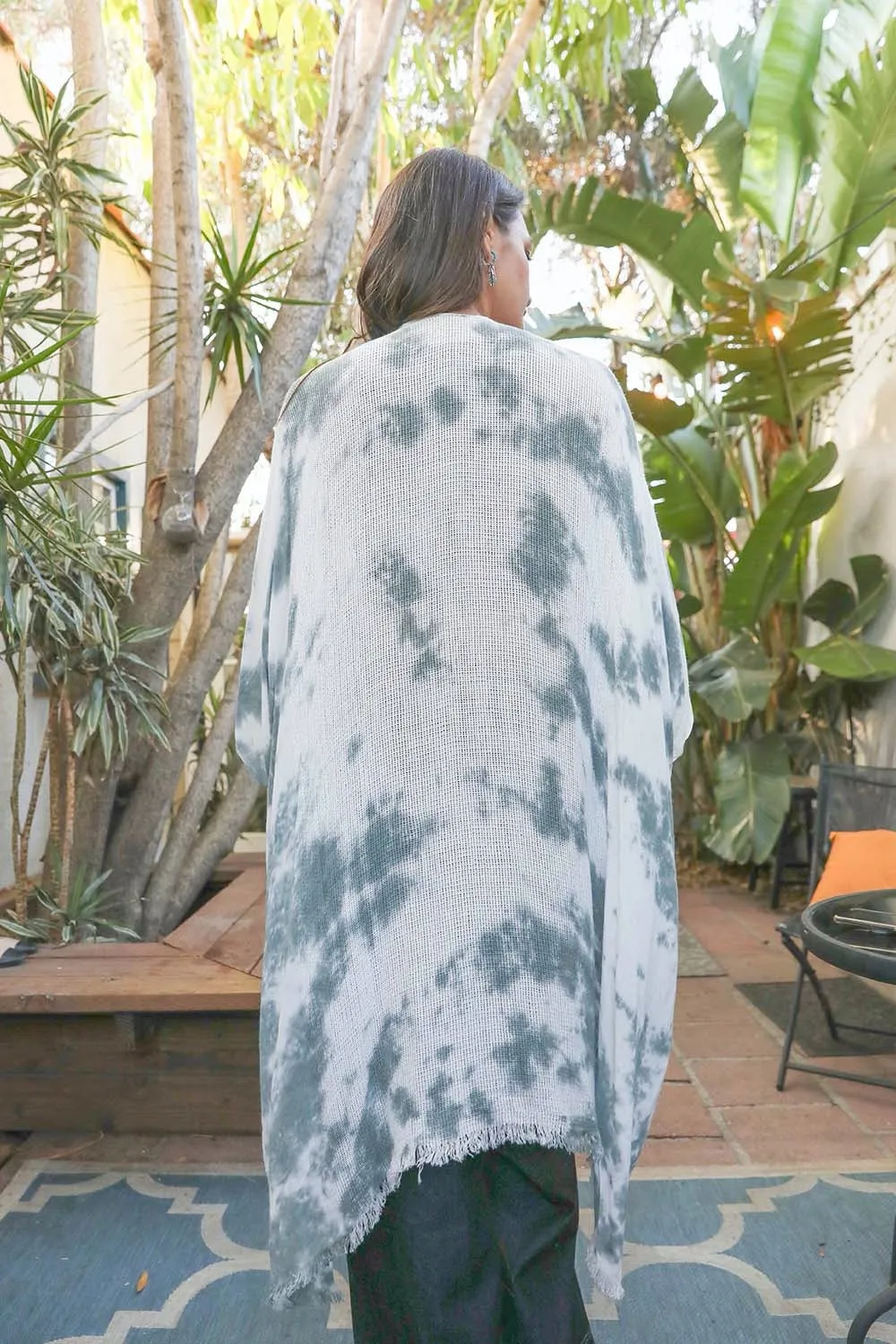 Summer Tie-Dye Boho Kimono