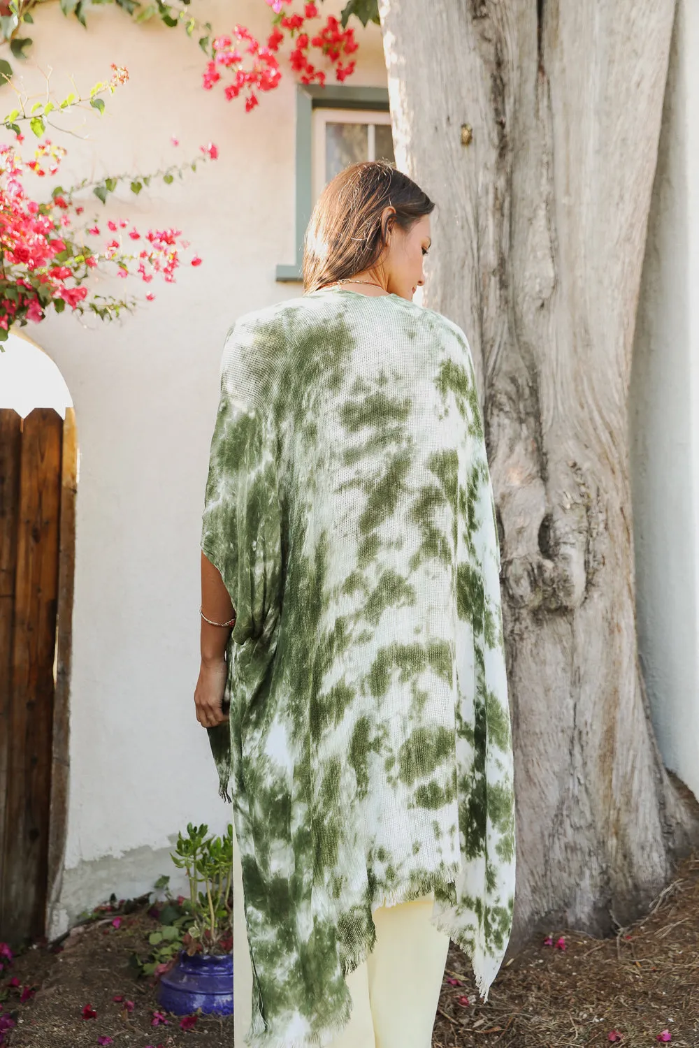 Summer Tie-Dye Boho Kimono